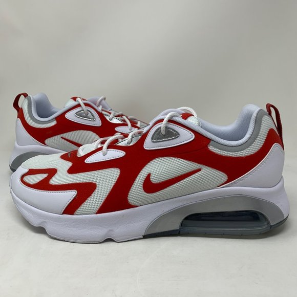 Nike Air Max 200 White Red Running Shoes main image 10